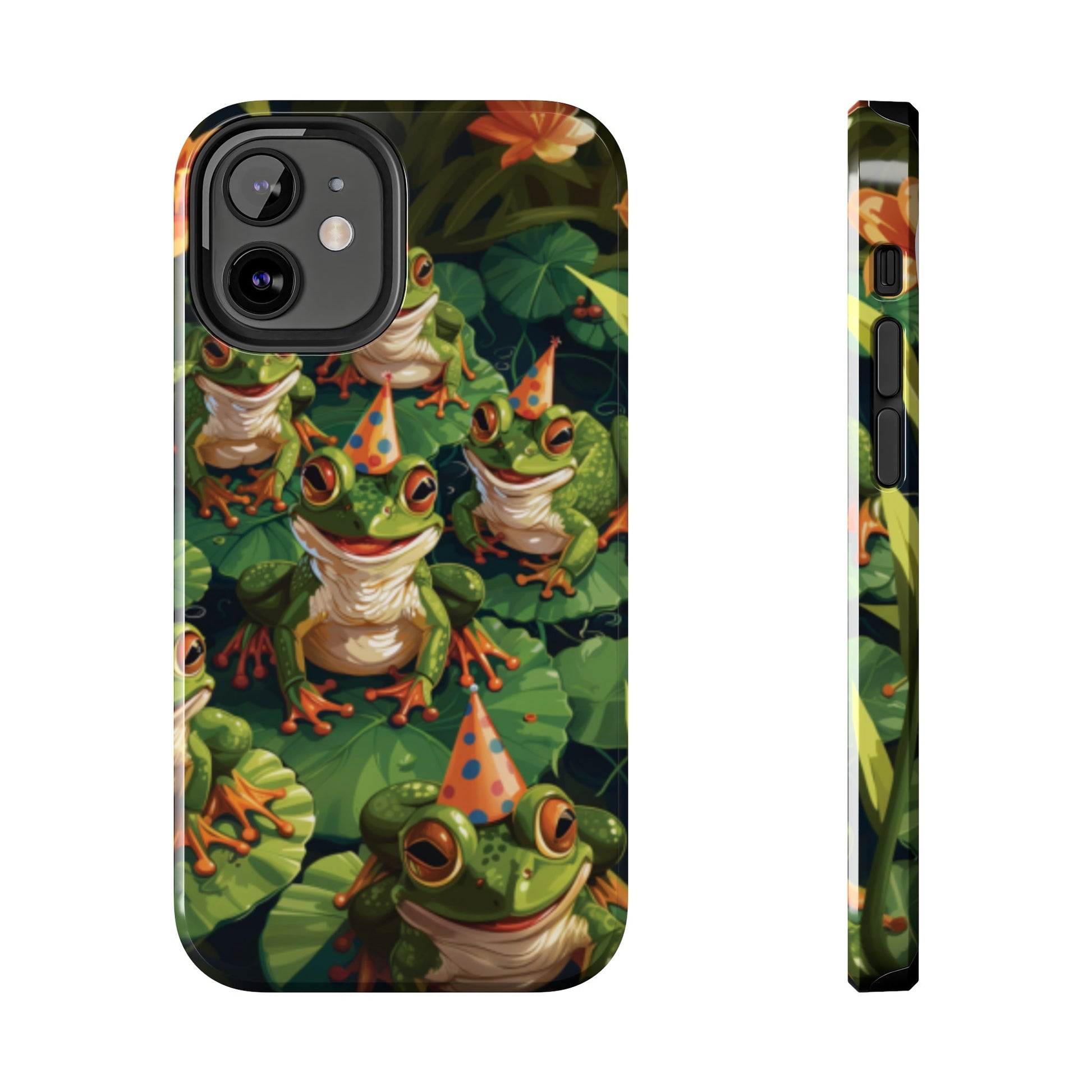 Frog Party Tough iPhone Case - Ruppy's Creations