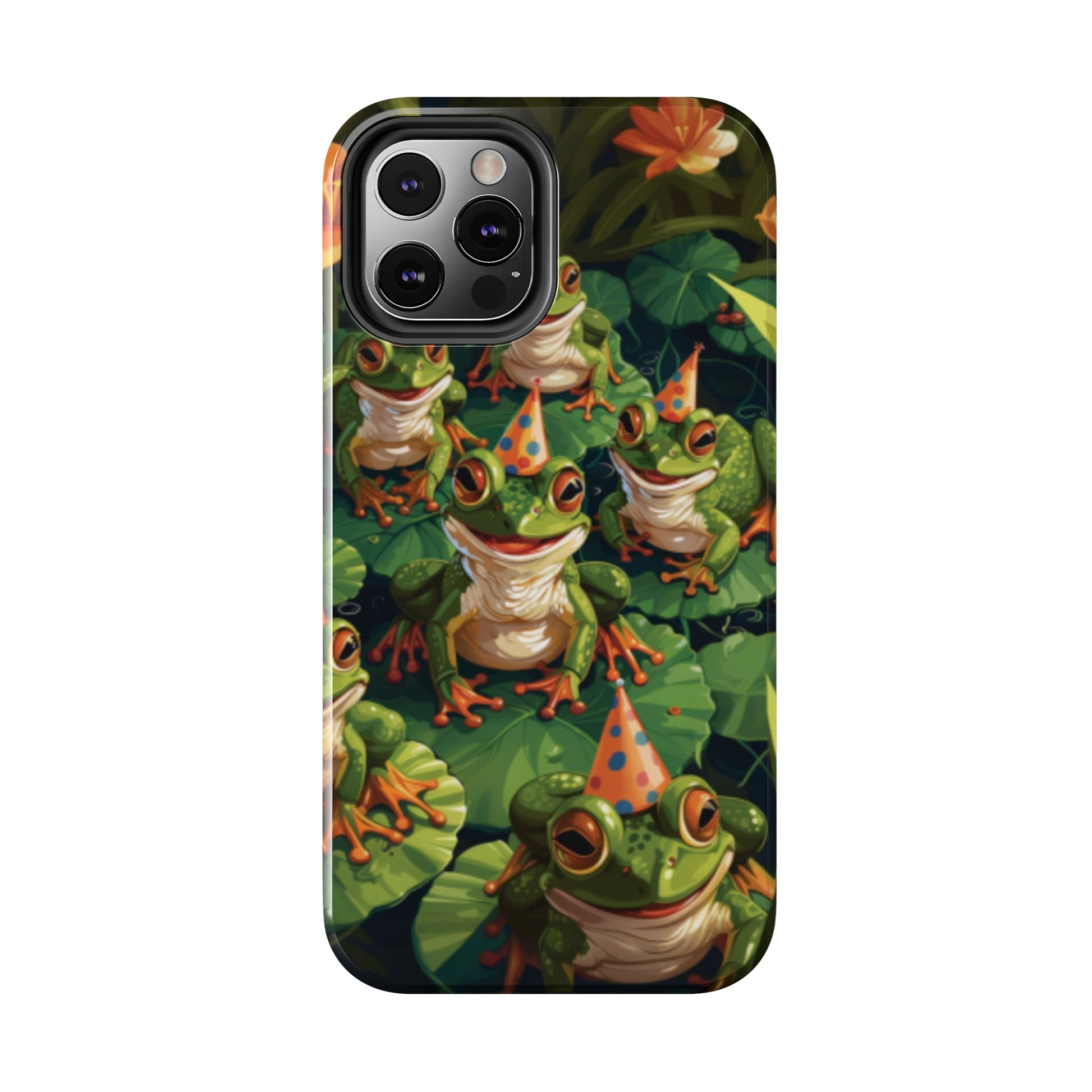 Frog Party Tough iPhone Case - Ruppy's Creations