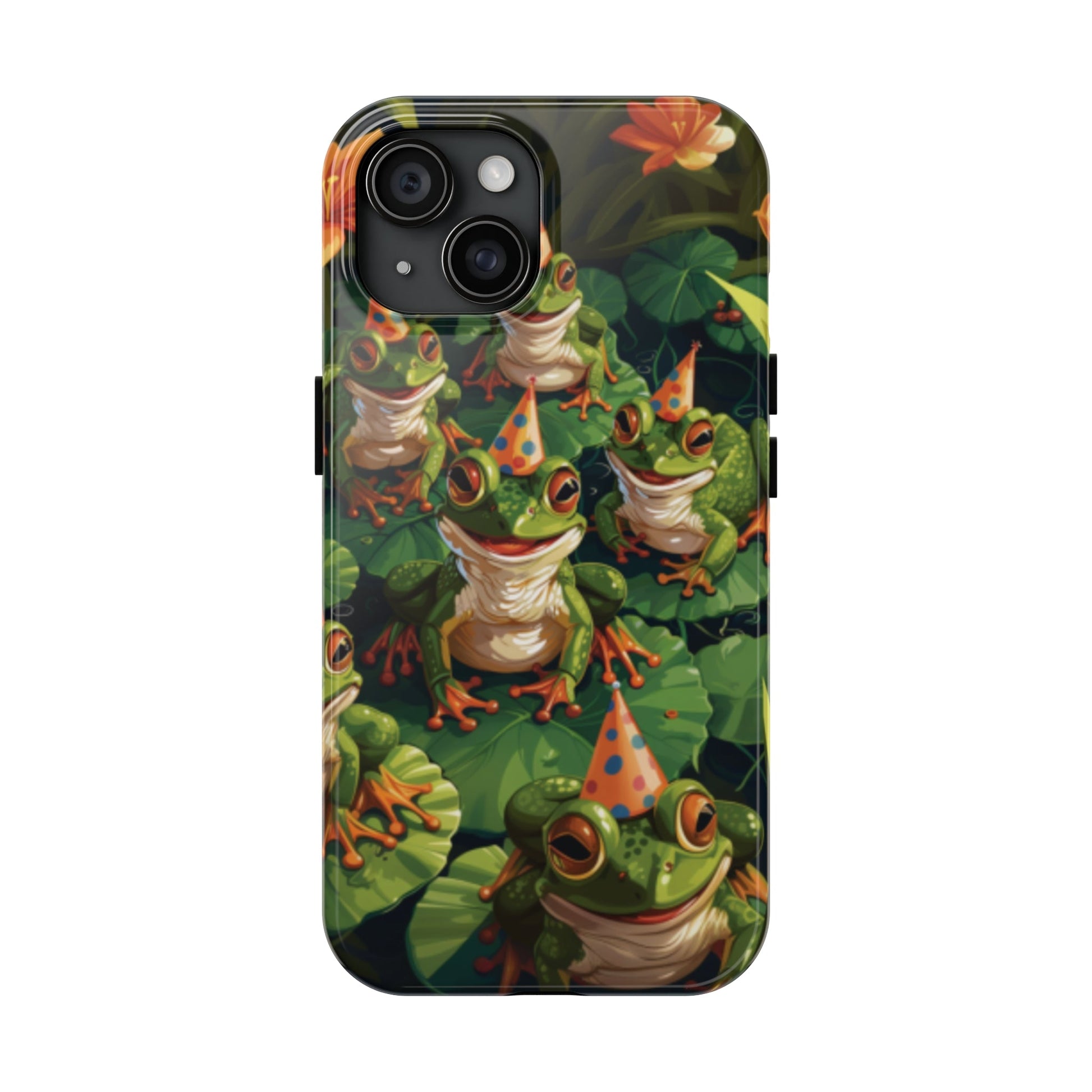 Frog Party Tough iPhone Case - Ruppy's Creations