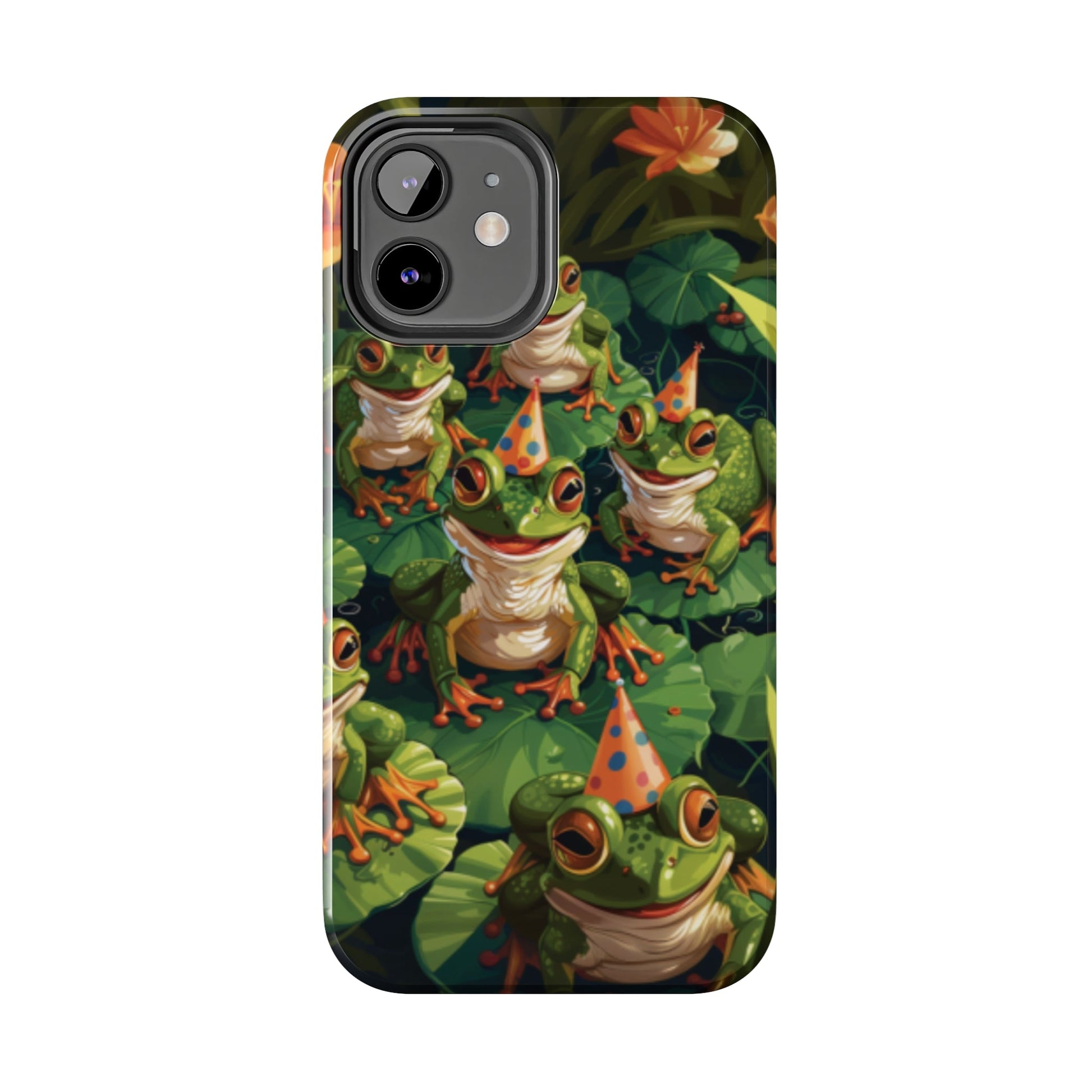 Frog Party Tough iPhone Case - Ruppy's Creations