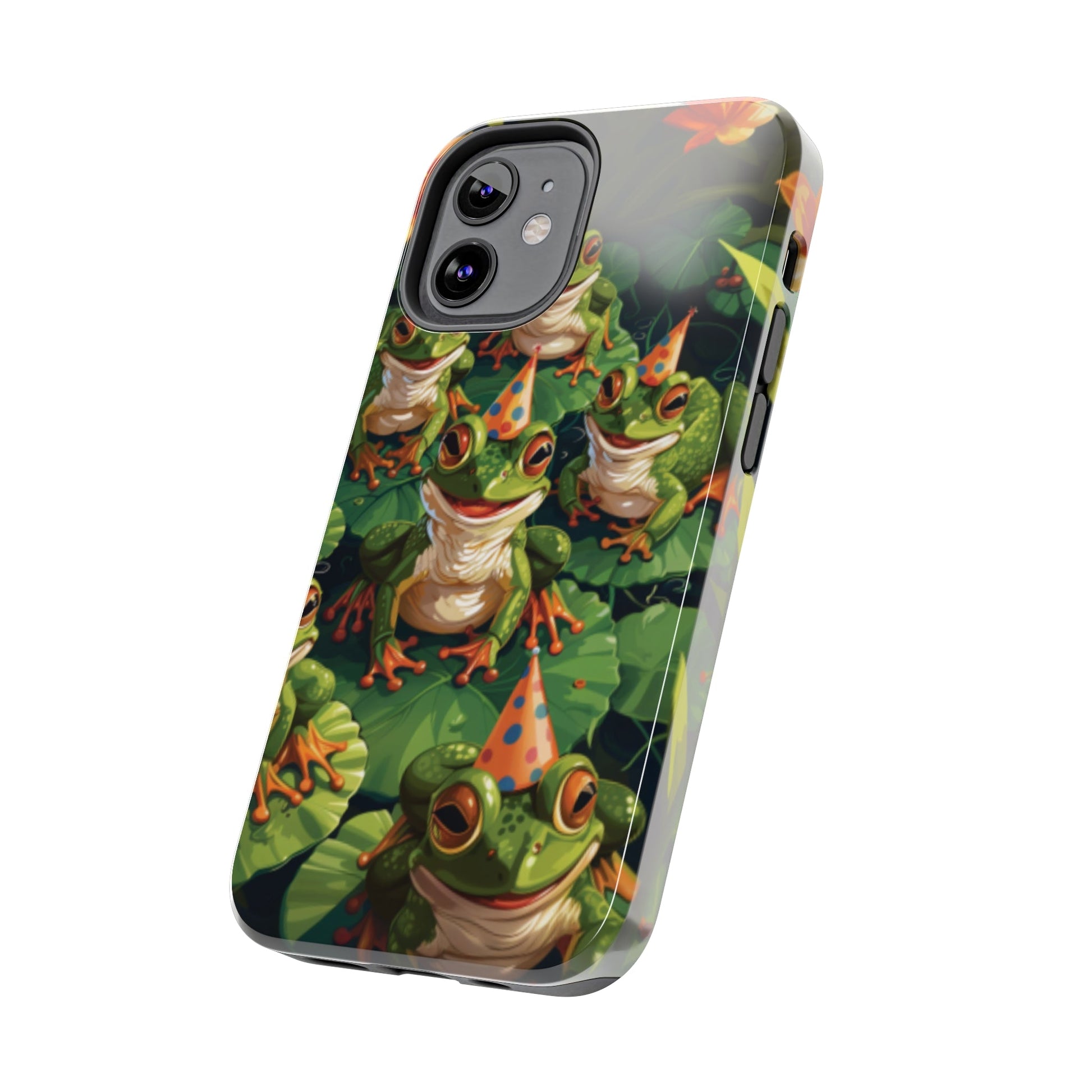 Frog Party Tough iPhone Case - Ruppy's Creations