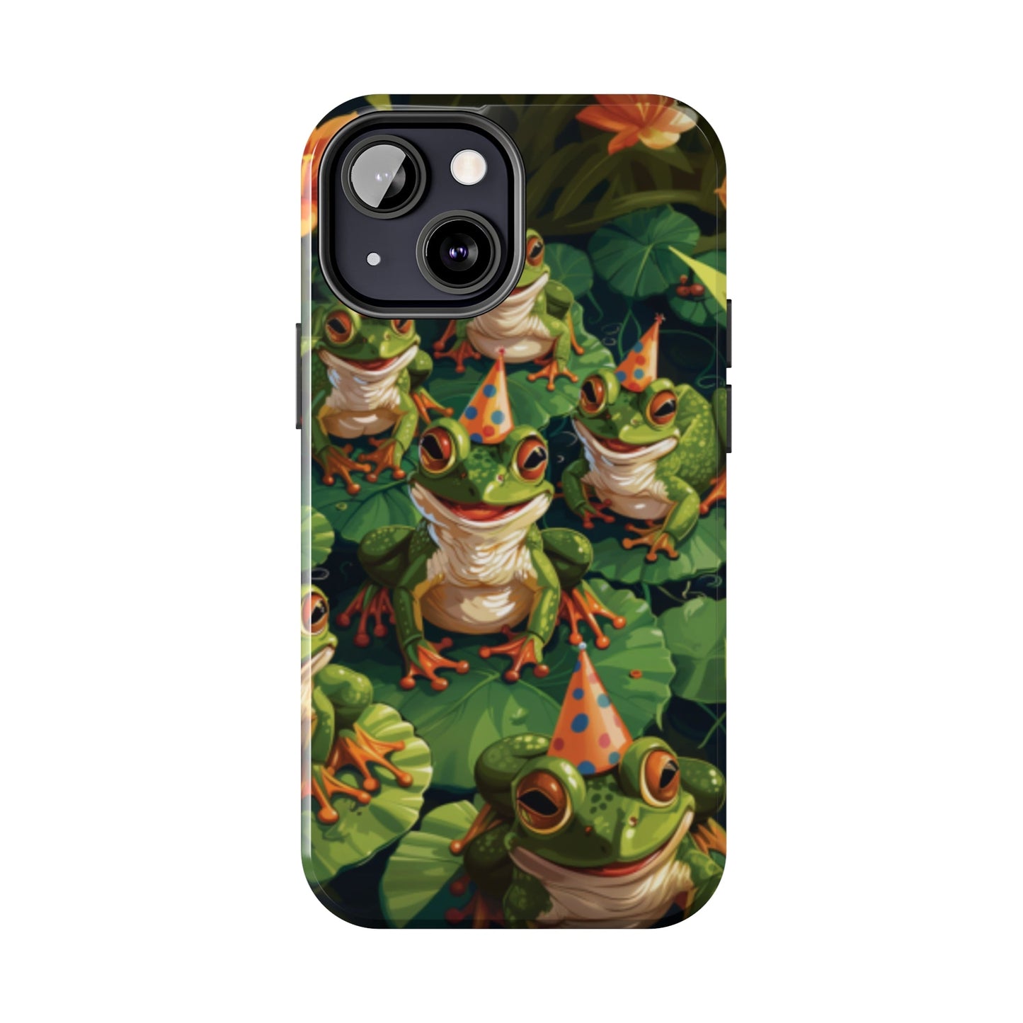 Frog Party Tough iPhone Case - Ruppy's Creations