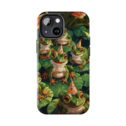 Frog Party Tough iPhone Case - Ruppy's Creations