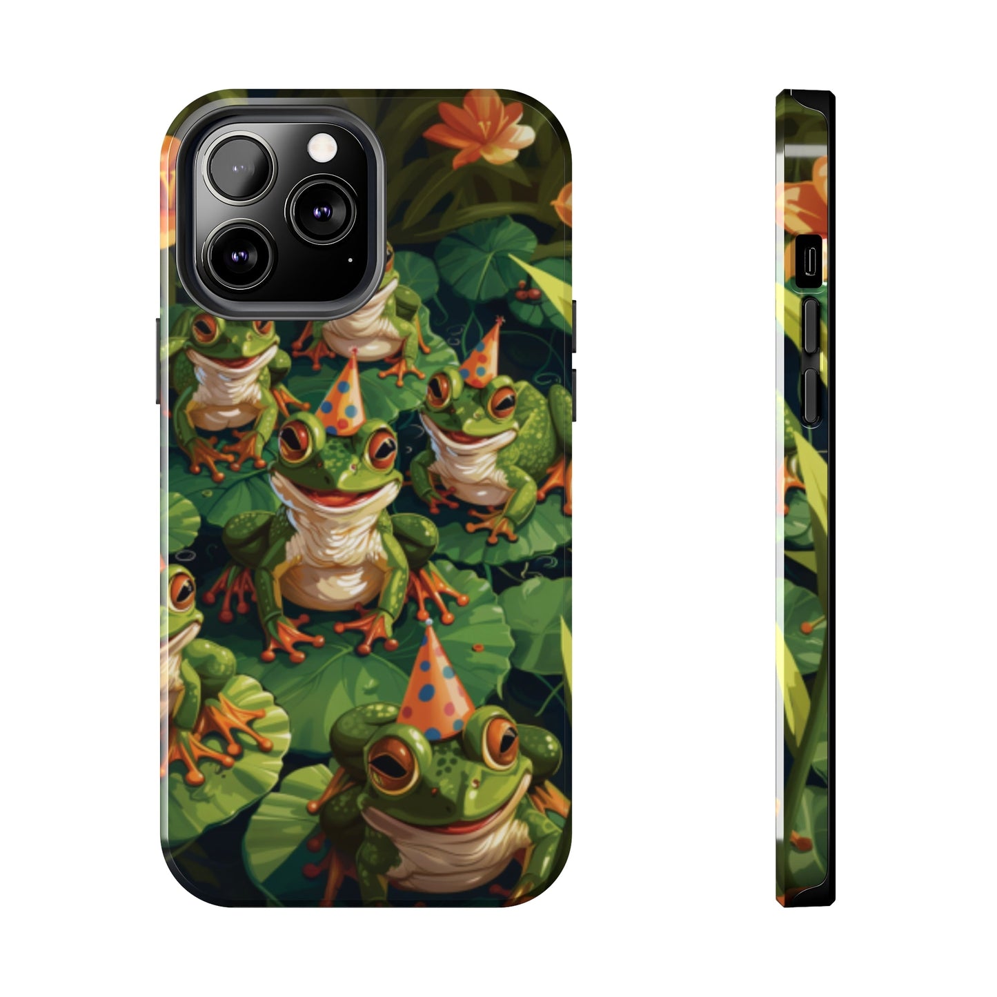 Frog Party Tough iPhone Case - Ruppy's Creations