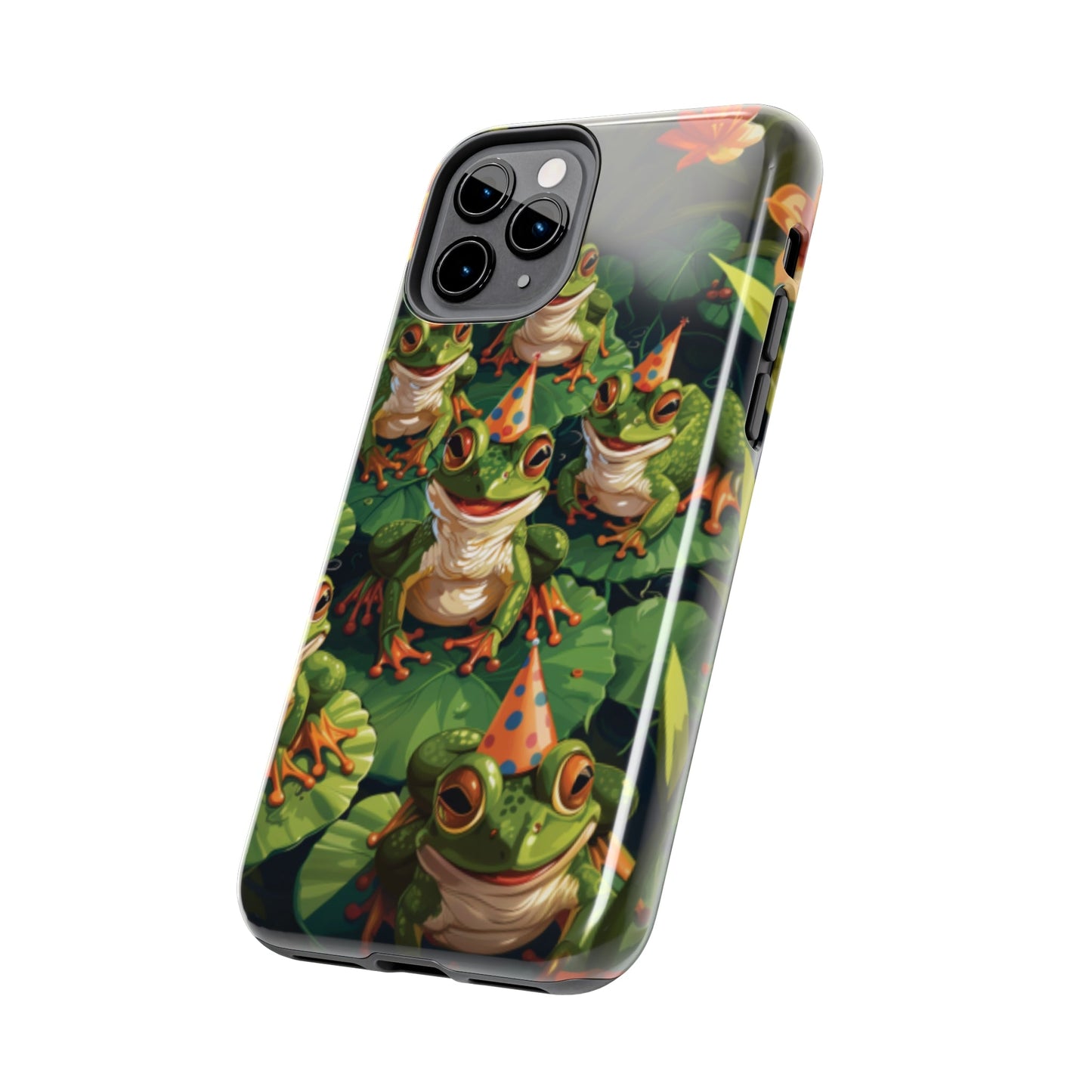 Frog Party Tough iPhone Case - Ruppy's Creations