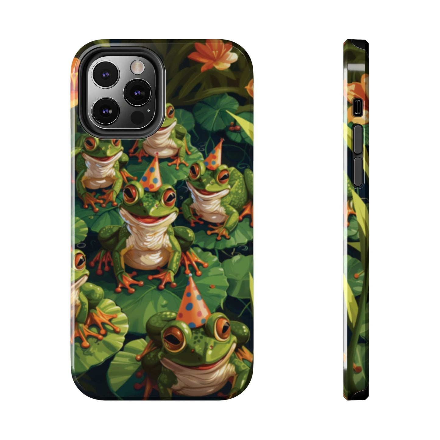 Frog Party Tough iPhone Case - Ruppy's Creations