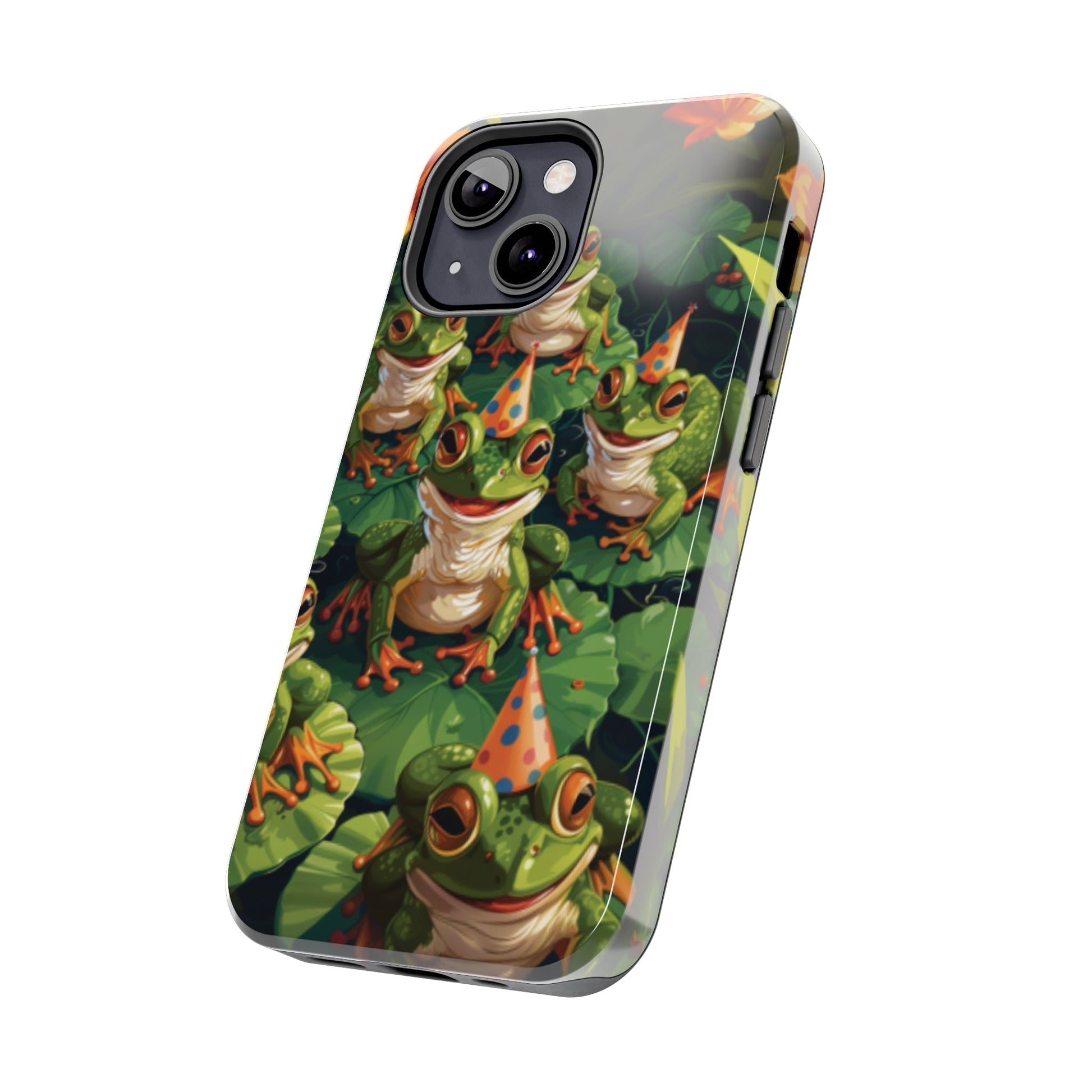 Frog Party Tough iPhone Case - Ruppy's Creations