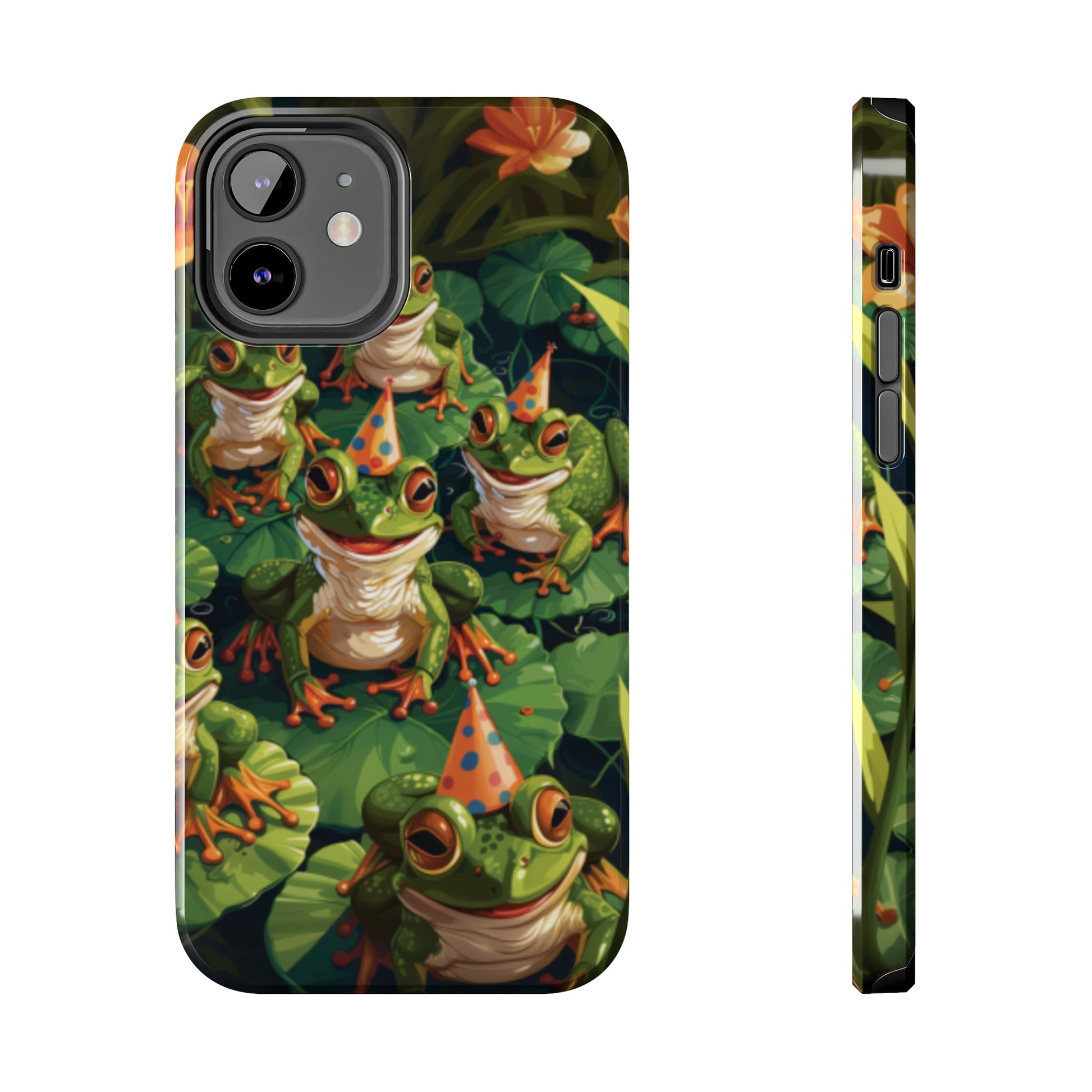 Frog Party Tough iPhone Case - Ruppy's Creations