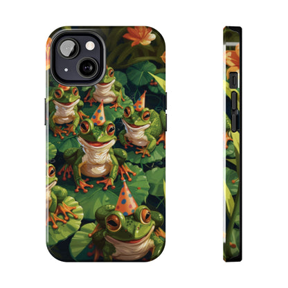 Frog Party Tough iPhone Case - Ruppy's Creations