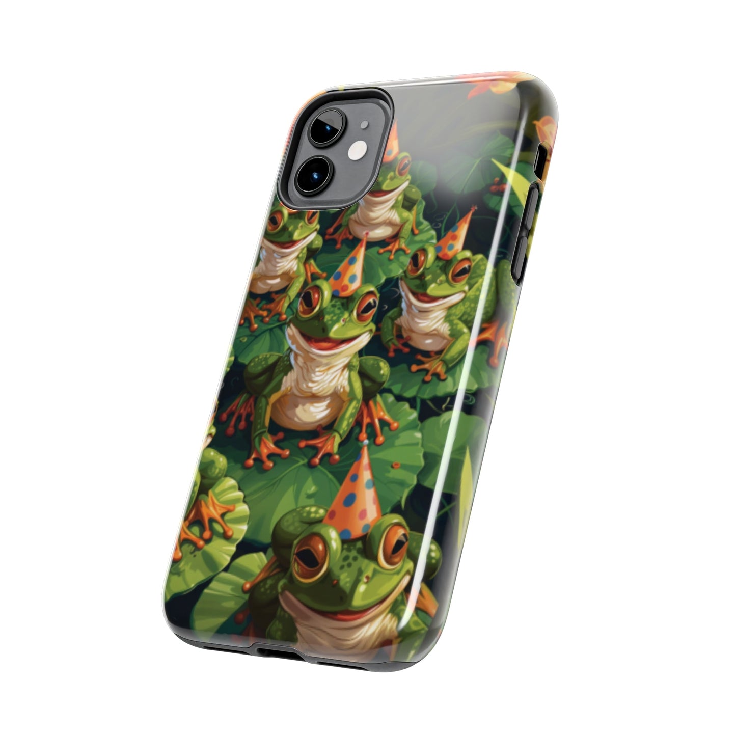 Frog Party Tough iPhone Case - Ruppy's Creations