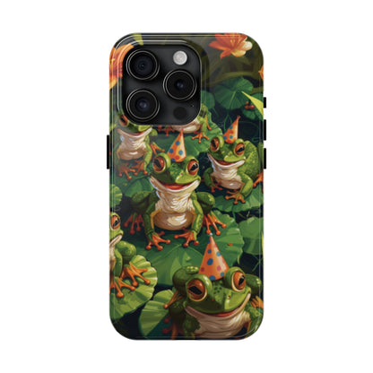 Frog Party Tough iPhone Case - Ruppy's Creations