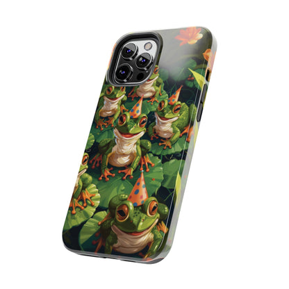 Frog Party Tough iPhone Case - Ruppy's Creations