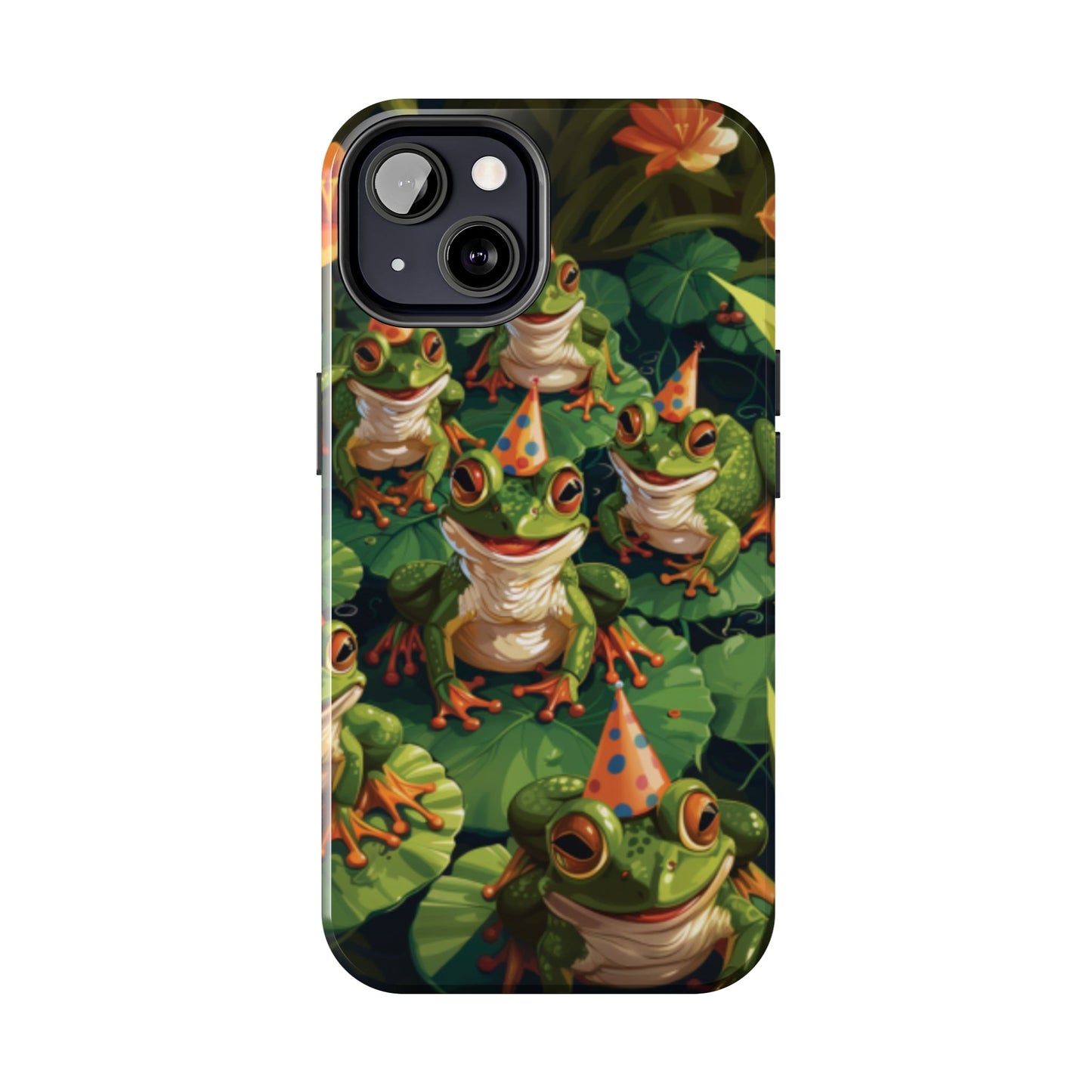 Frog Party Tough iPhone Case - Ruppy's Creations