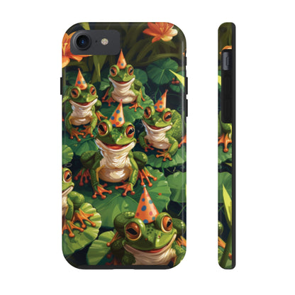 Frog Party Tough iPhone Case - Ruppy's Creations