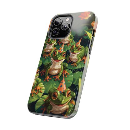 Frog Party Tough iPhone Case - Ruppy's Creations