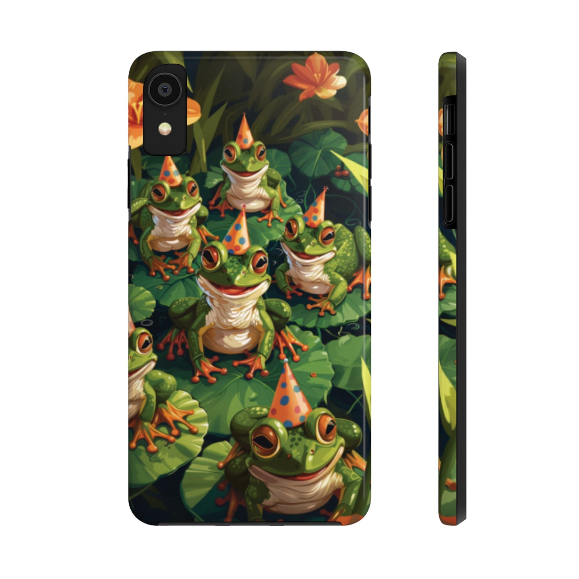 Frog Party Tough iPhone Case - Ruppy's Creations