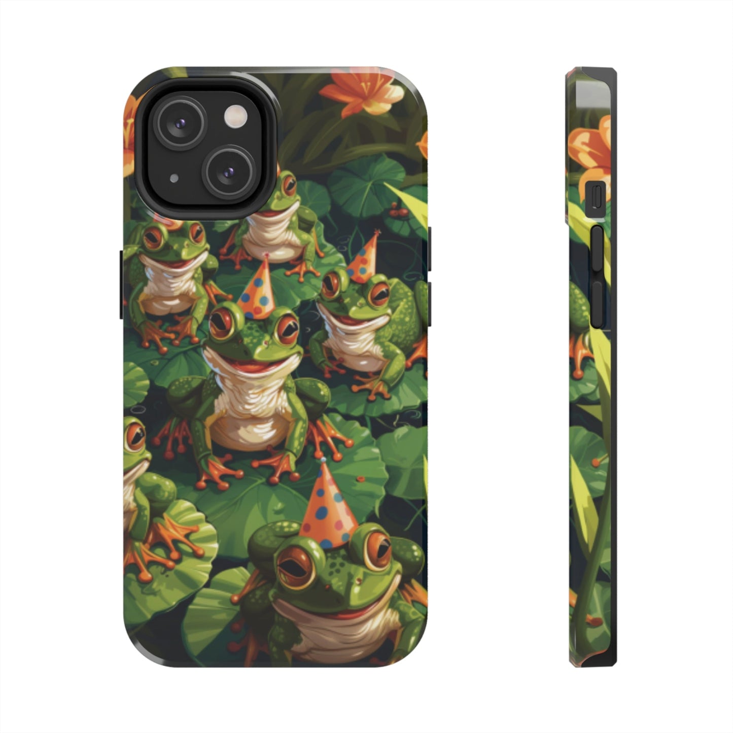 Frog Party Tough iPhone Case - Ruppy's Creations