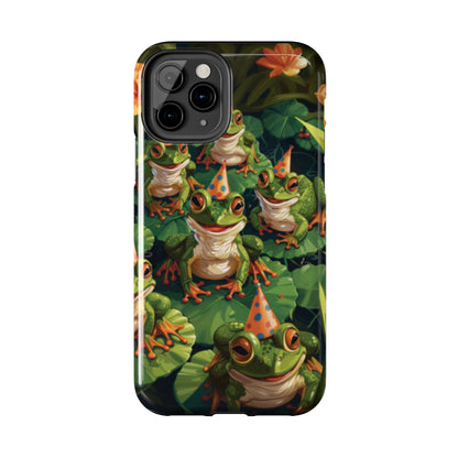 Frog Party Tough iPhone Case - Ruppy's Creations