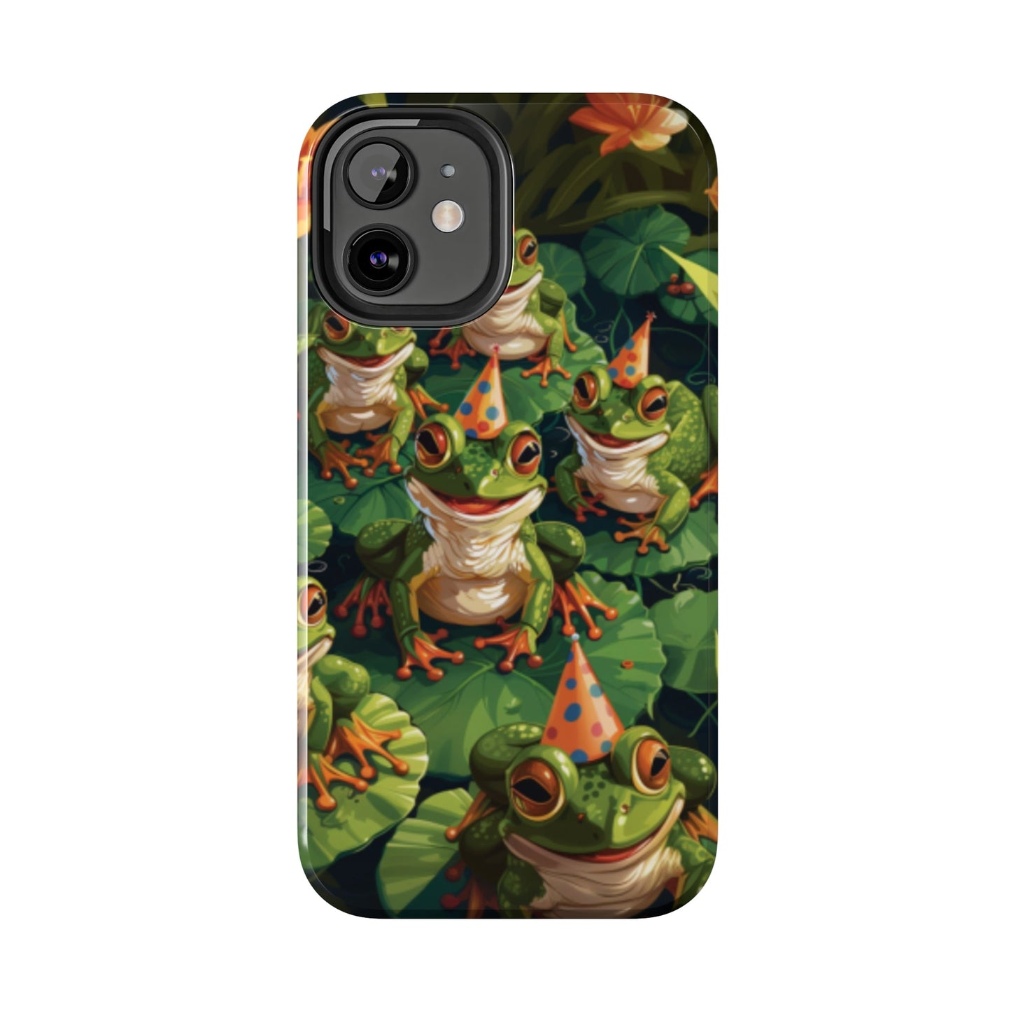 Frog Party Tough iPhone Case - Ruppy's Creations