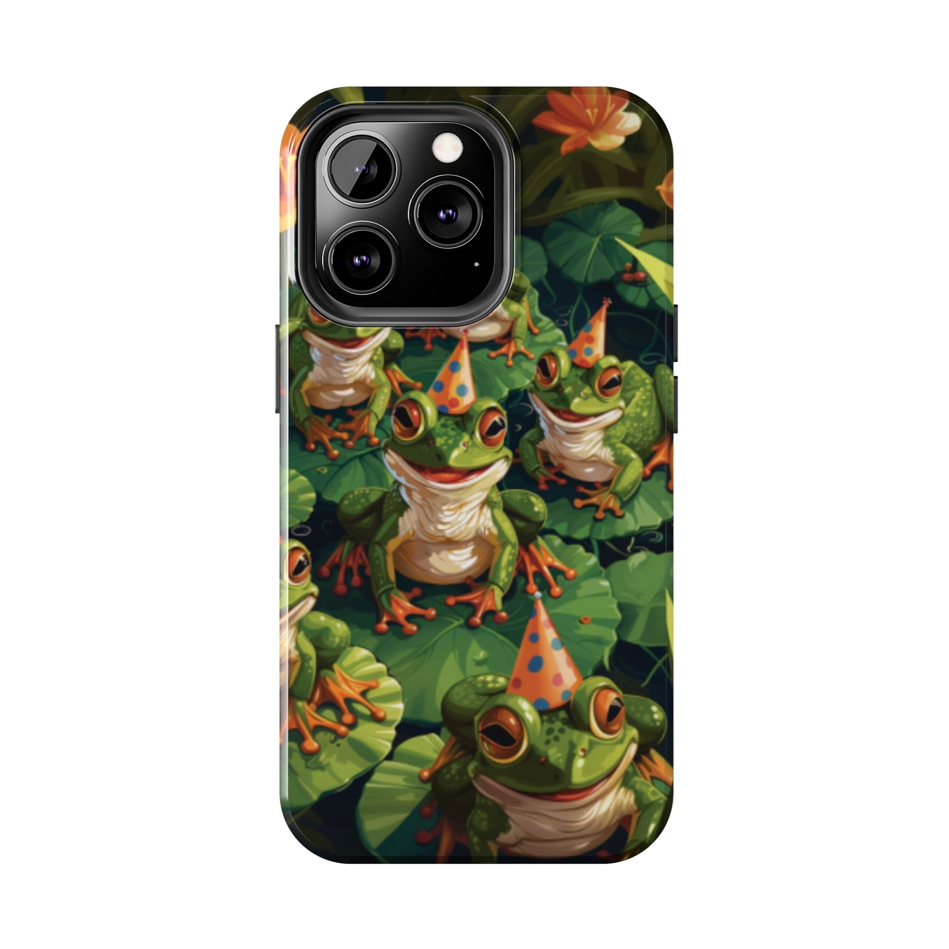 Frog Party Tough iPhone Case - Ruppy's Creations