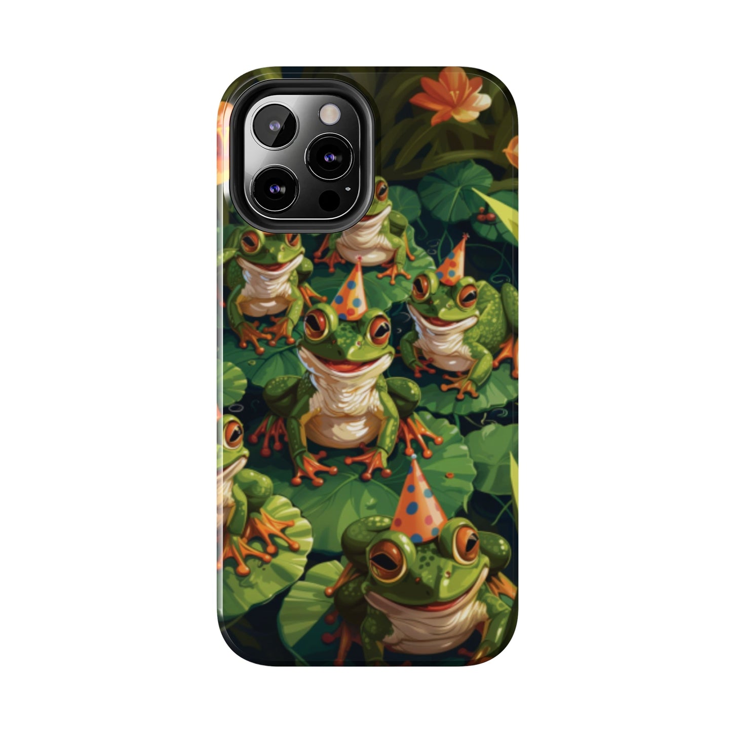 Frog Party Tough iPhone Case - Ruppy's Creations