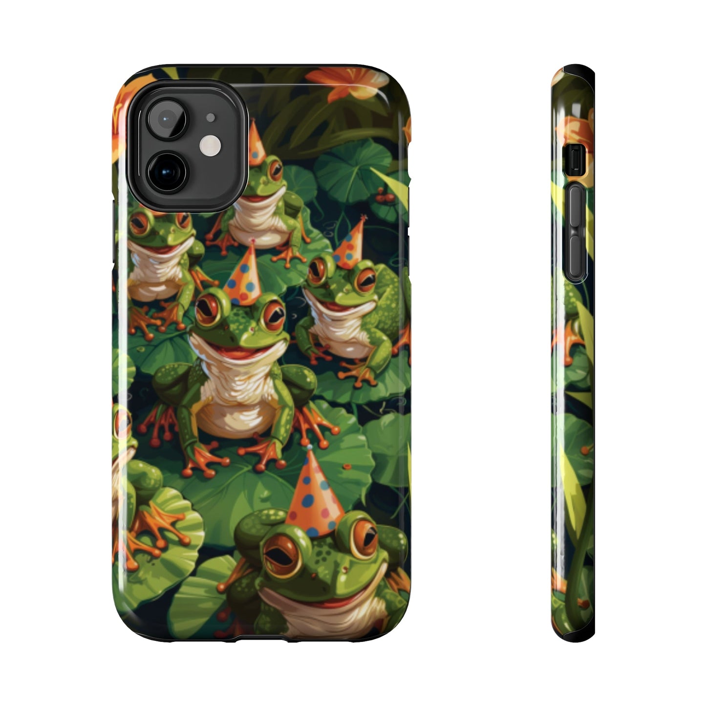 Frog Party Tough iPhone Case - Ruppy's Creations