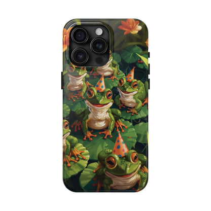 Frog Party Tough iPhone Case - Ruppy's Creations