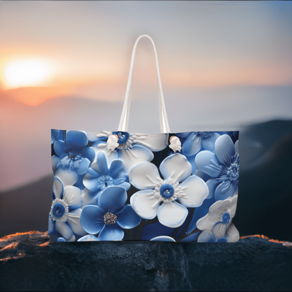 Forget-me-not Weekender Bag - Ruppy's Creations