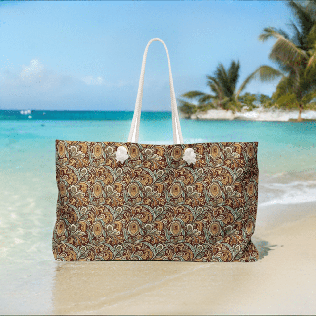 Earth Tones Paisley Weekender Bag - Ruppy's Creations