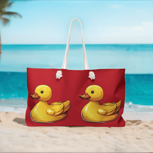 Little Yellow Duck Beach/Weekender Bag - Ruppy's Creations