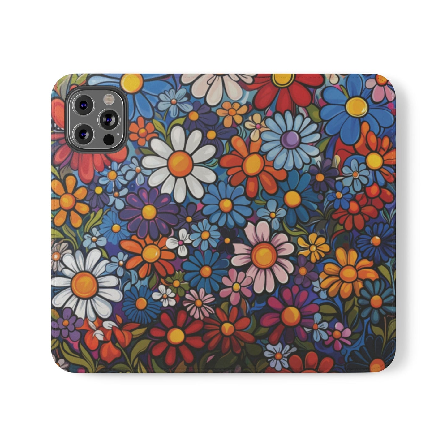 Hippie Floral Folio Case - Ruppy's Creations