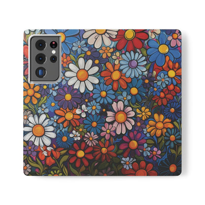 Hippie Floral Folio Case - Ruppy's Creations