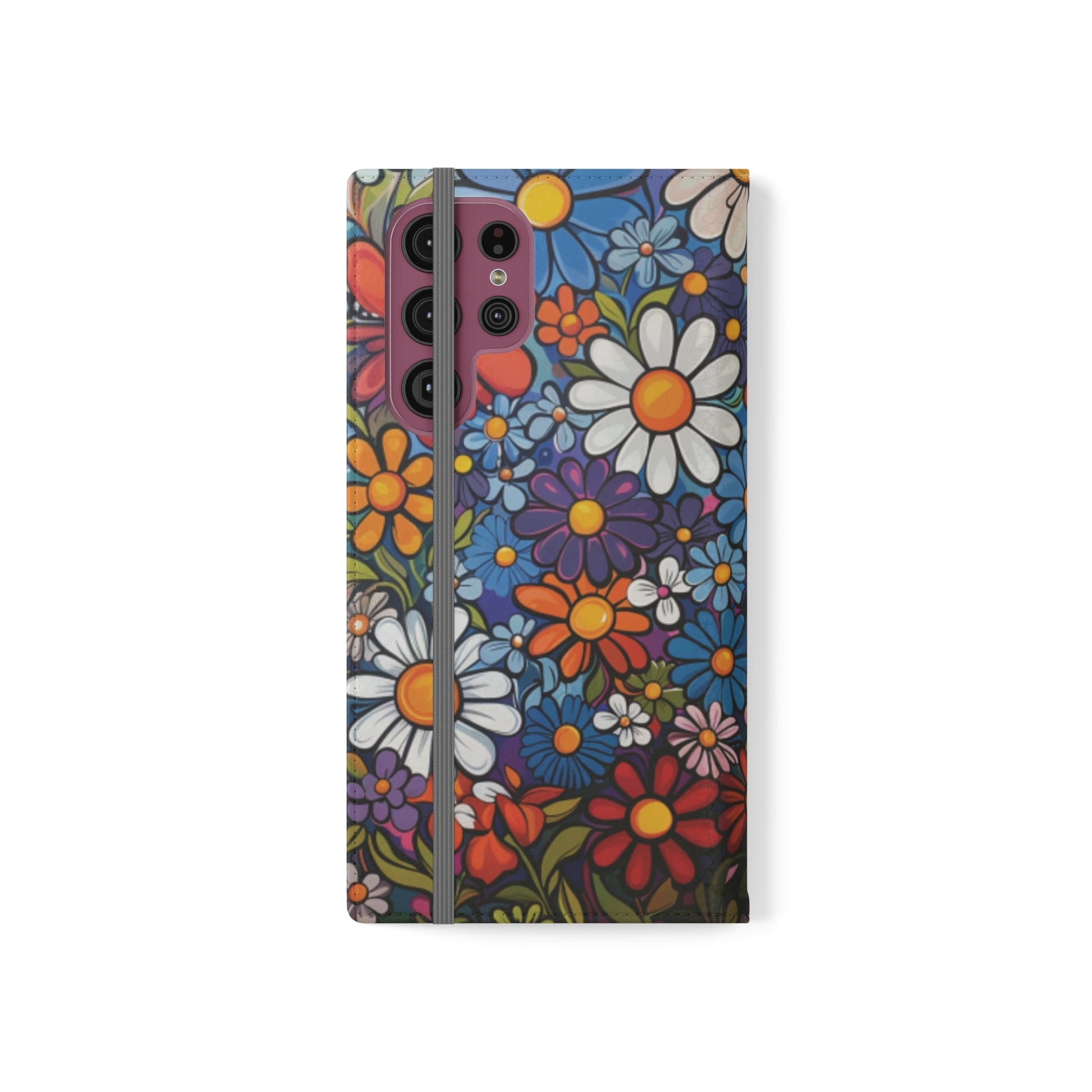 Hippie Floral Folio Case - Ruppy's Creations