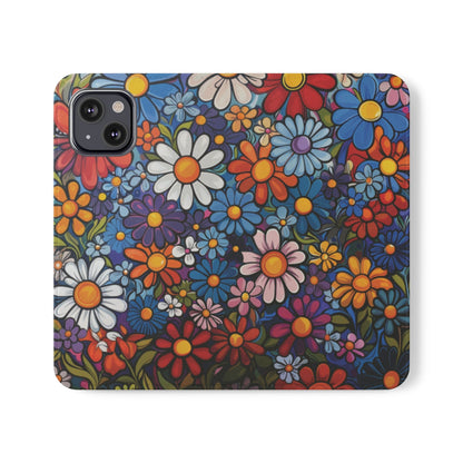 Hippie Floral Folio Case - Ruppy's Creations