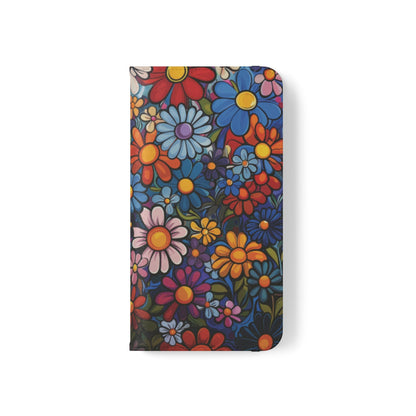 Hippie Floral Folio Case - Ruppy's Creations