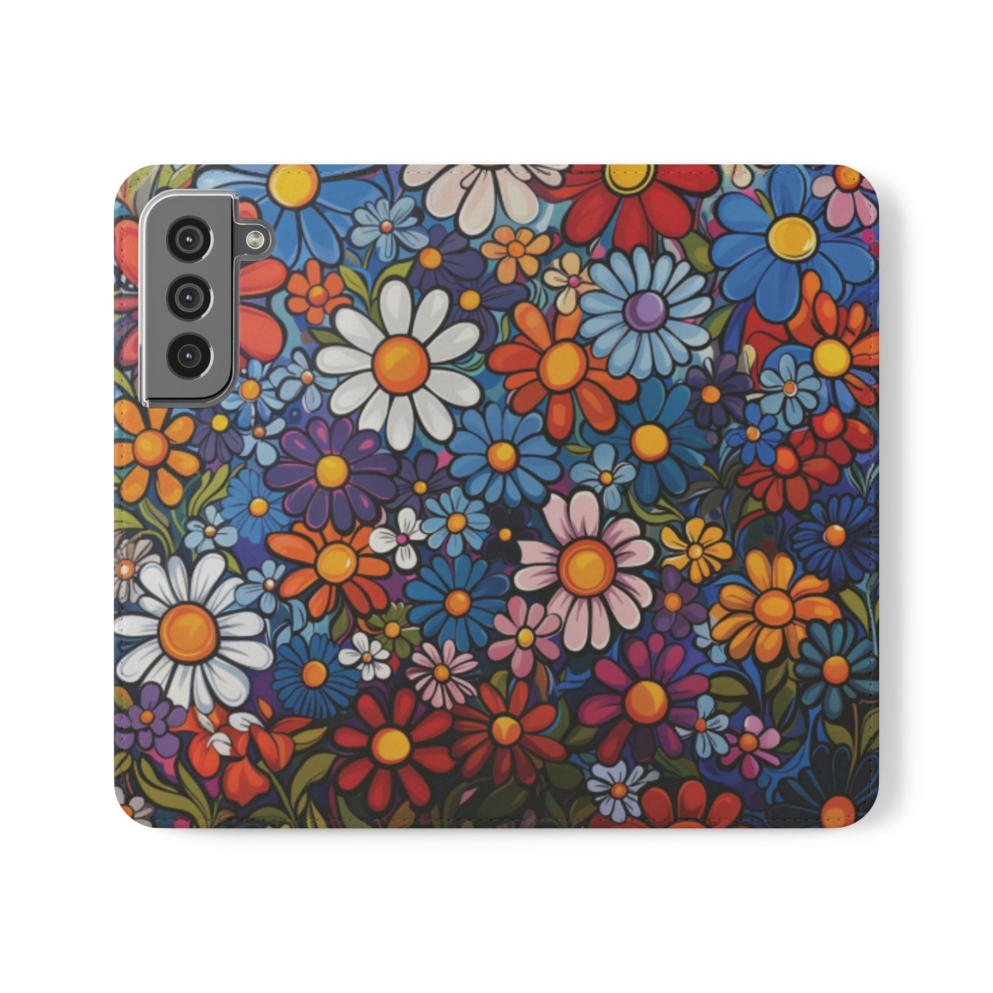 Hippie Floral Folio Case - Ruppy's Creations