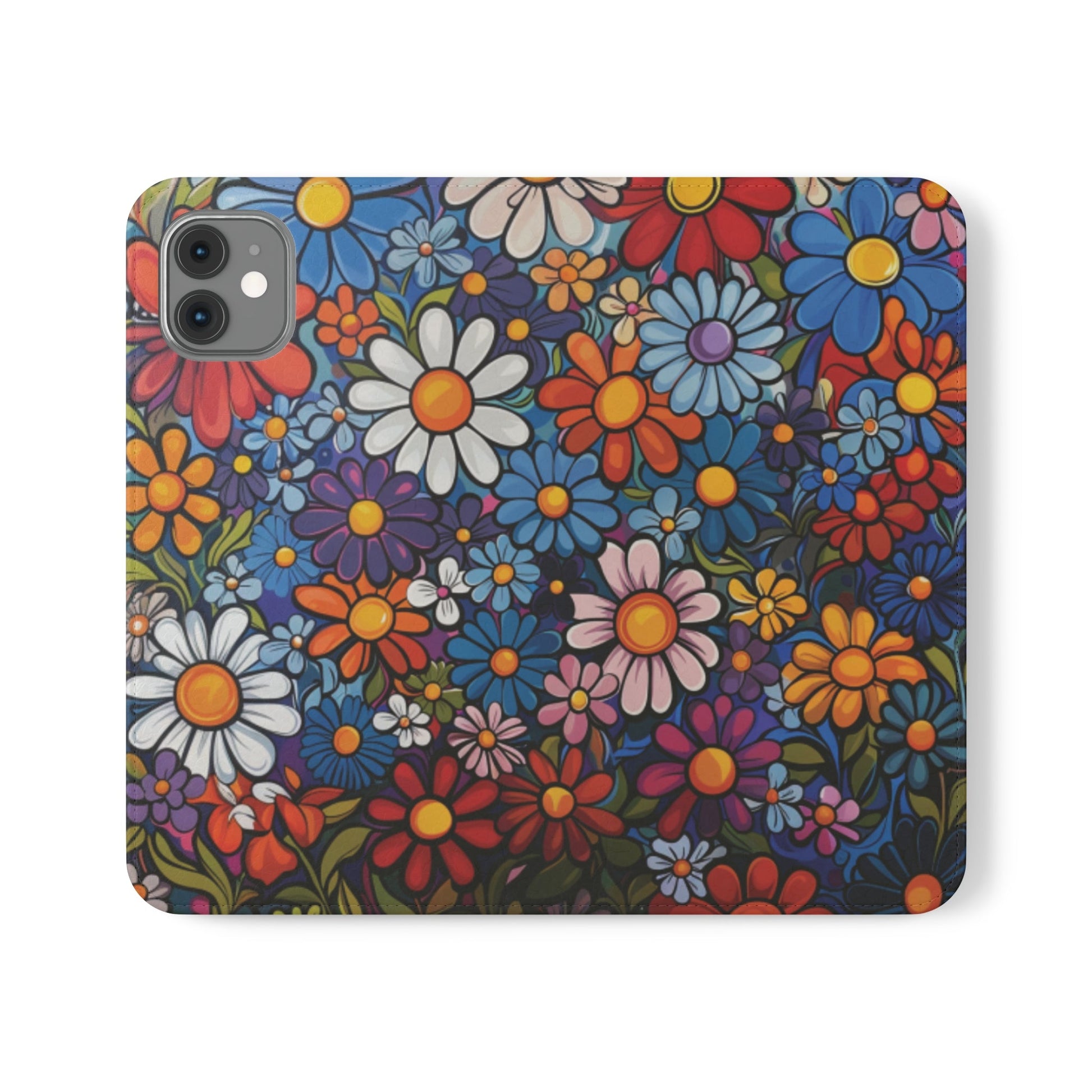 Hippie Floral Folio Case - Ruppy's Creations