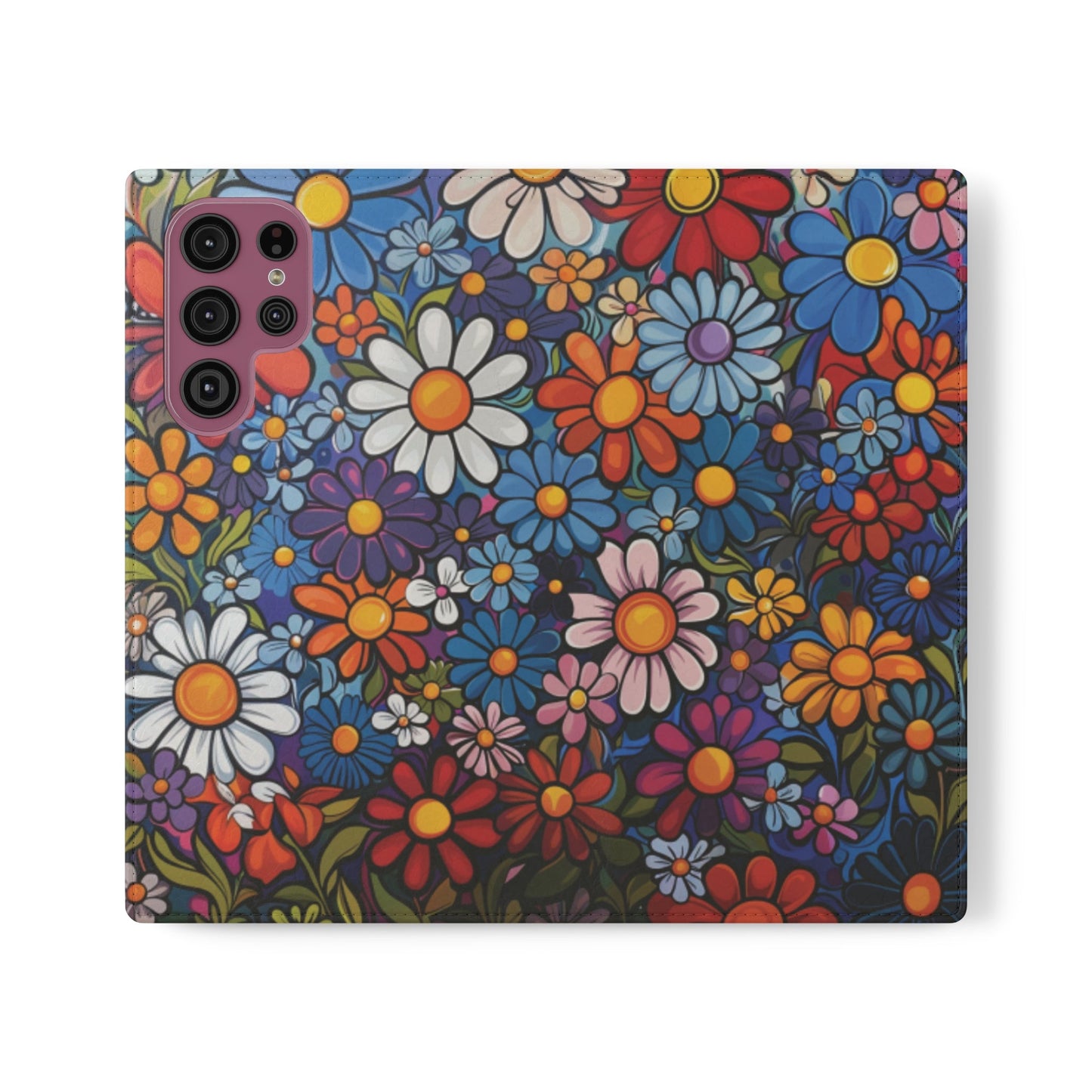 Hippie Floral Folio Case - Ruppy's Creations