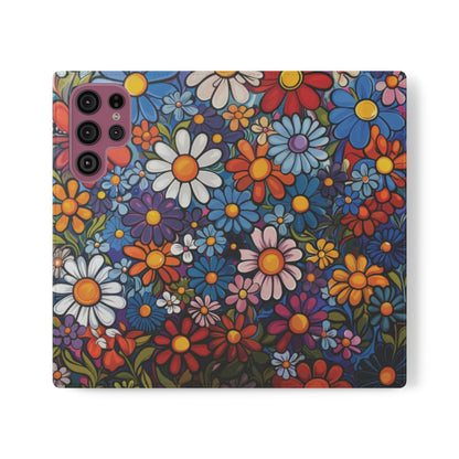 Hippie Floral Folio Case - Ruppy's Creations