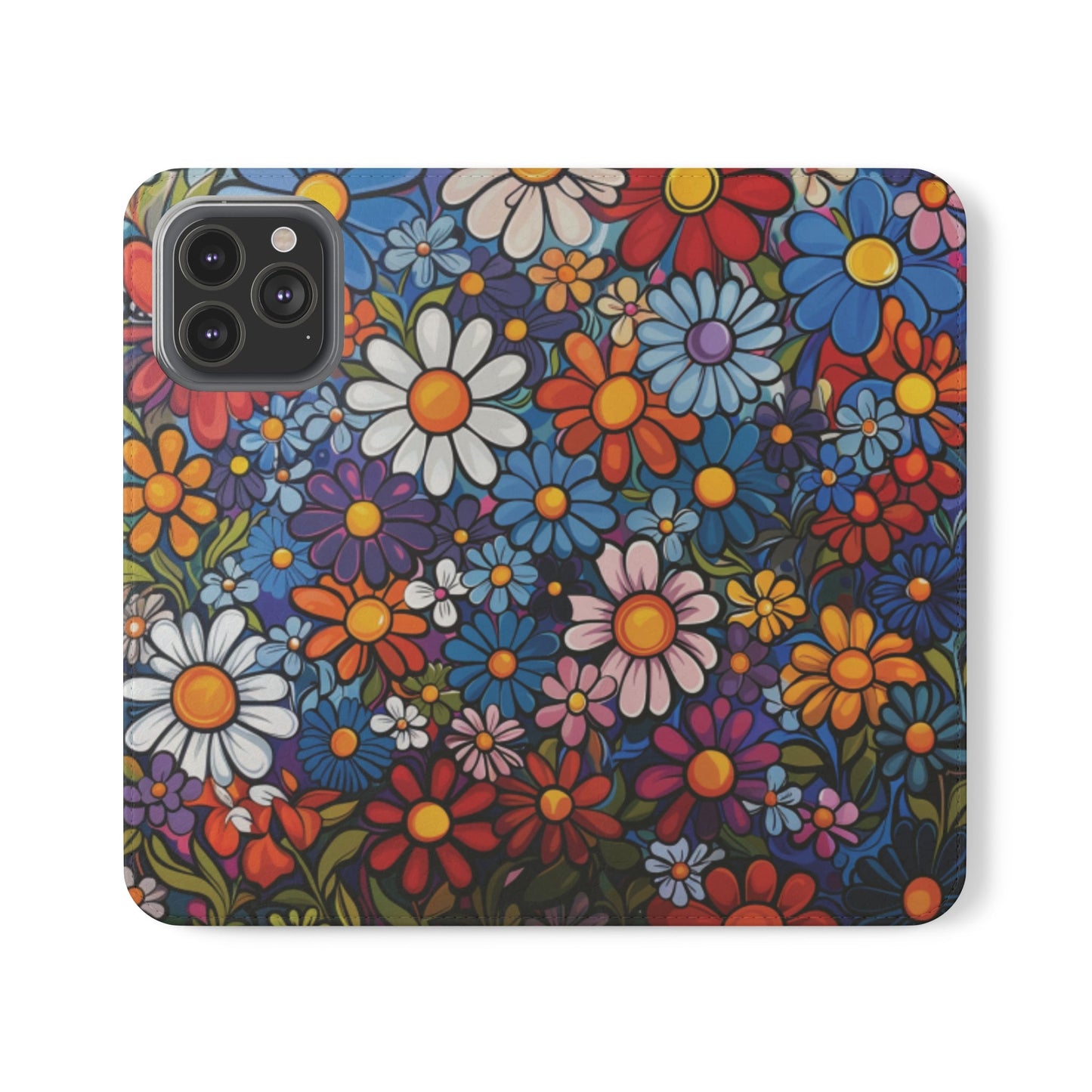 Hippie Floral Folio Case - Ruppy's Creations