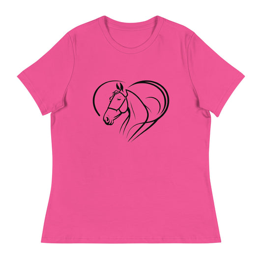 Horse Love Women's Relaxed T-Shirt - Ruppy's Creations