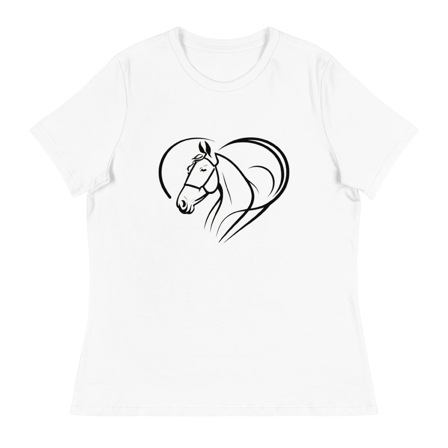 Horse Love Women's Relaxed T-Shirt - Ruppy's Creations