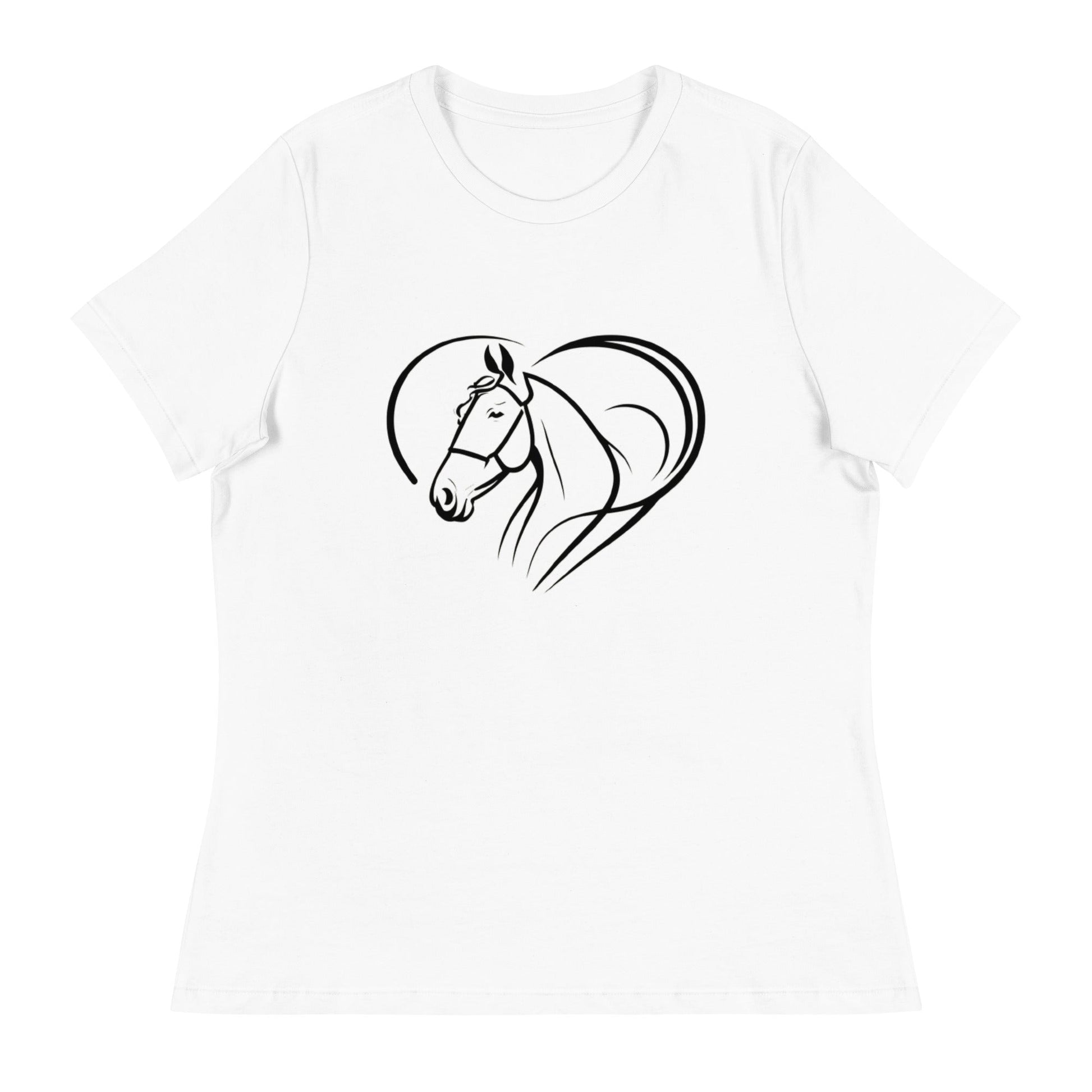 Horse Love Women's Relaxed T-Shirt - Ruppy's Creations