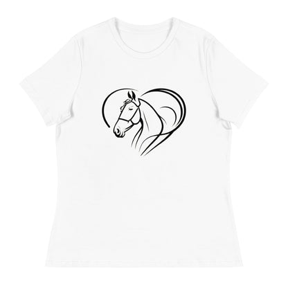 Horse Love Women's Relaxed T-Shirt - Ruppy's Creations