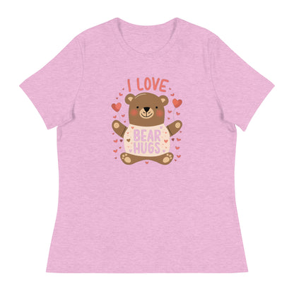 I Love Bear Hugs Women's Relaxed T-Shirt - Ruppy's Creations