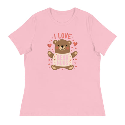 I Love Bear Hugs Women's Relaxed T-Shirt - Ruppy's Creations