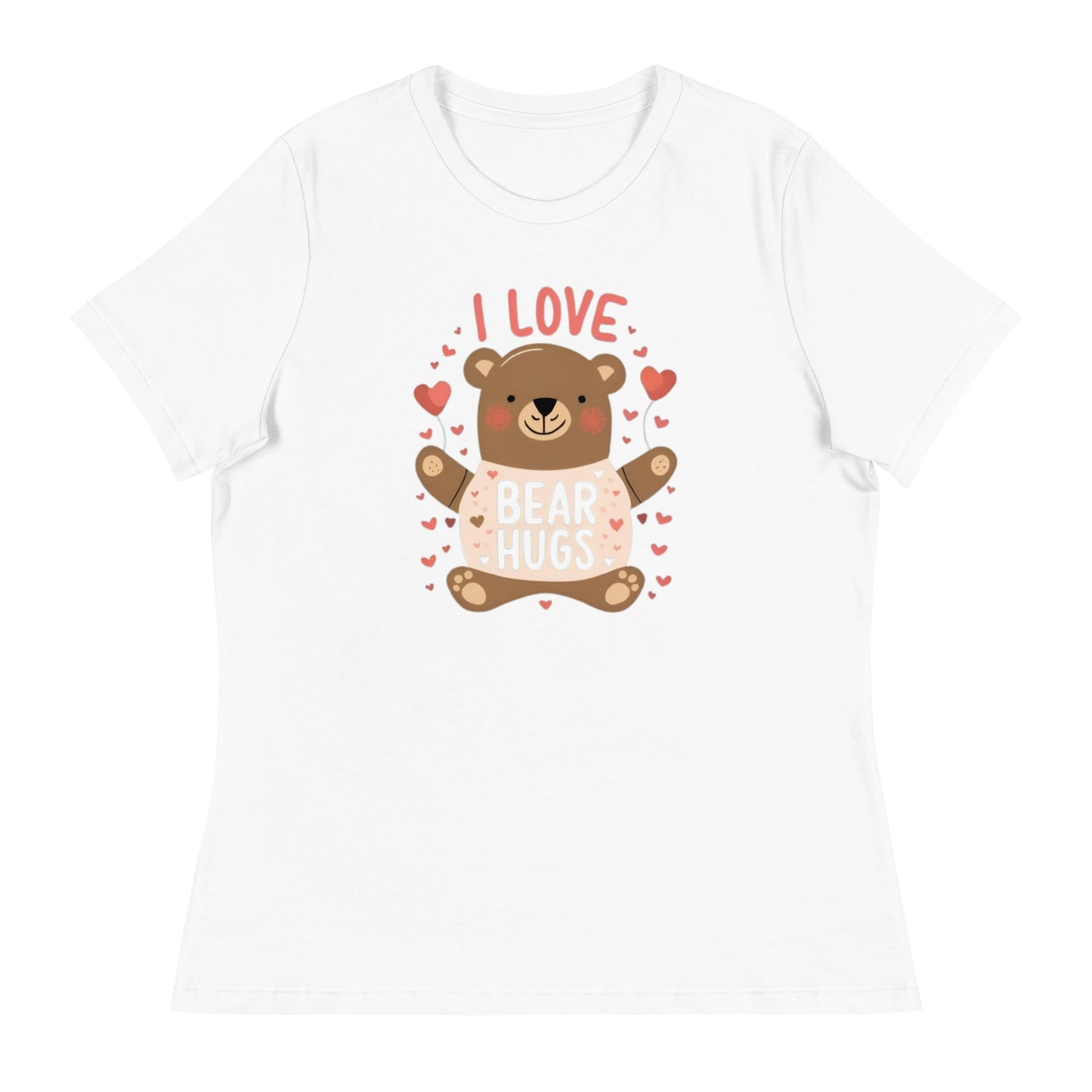 I Love Bear Hugs Women's Relaxed T-Shirt - Ruppy's Creations