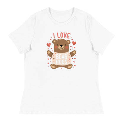 I Love Bear Hugs Women's Relaxed T-Shirt - Ruppy's Creations