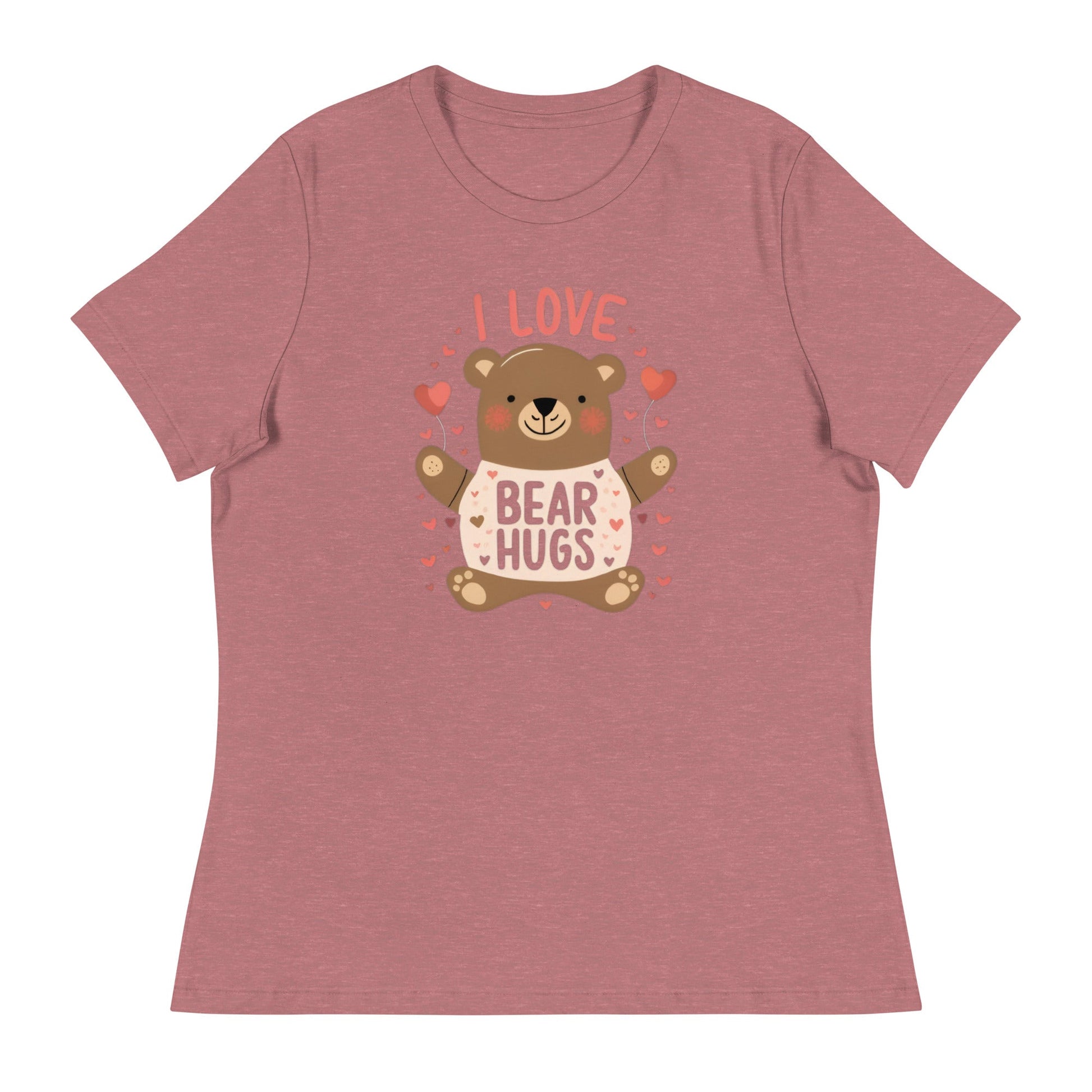 I Love Bear Hugs Women's Relaxed T-Shirt - Ruppy's Creations