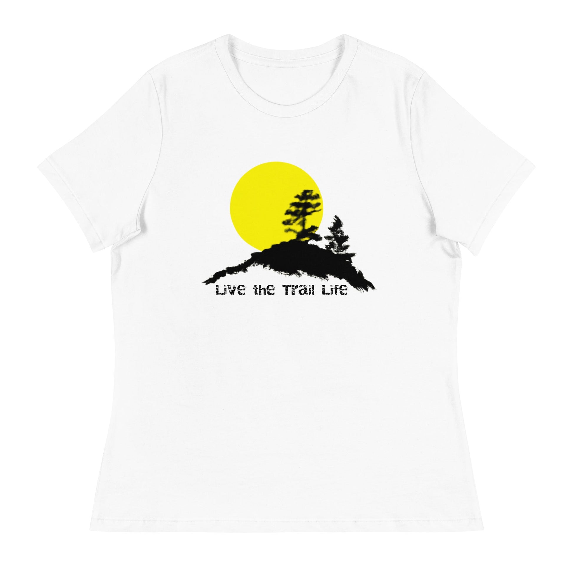 Live The Trail Life - Women's Relaxed T-Shirt - Ruppy's Creations